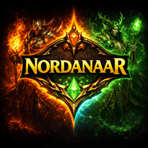 MMC Trading Hub presents Nordanaar with powerful fantasy characters and vibrant colors.