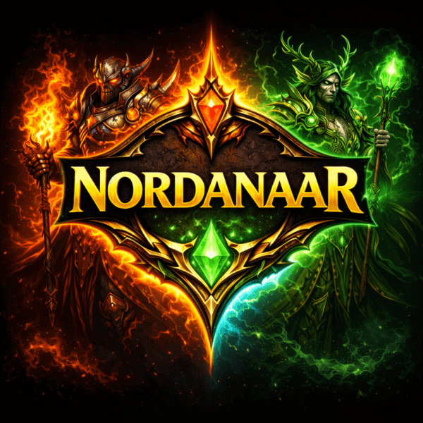 MMC Trading Hub presents Nordanaar with powerful fantasy characters and vibrant colors.